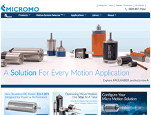 Tablet Screenshot of micromo.com